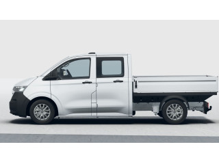 Fahrzeugbild eines Volkswagen T7 Transporter in weiß.