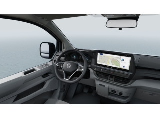 Fahrzeugbild eines Volkswagen T7 Transporter in weiß.