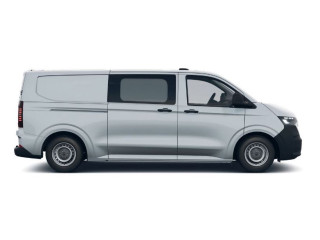 Fahrzeugbild eines Volkswagen T7 Transporter in weiß.