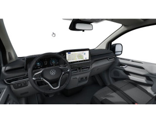 Fahrzeugbild eines Volkswagen T7 Transporter in weiß.