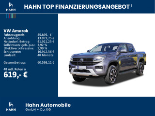 Fahrzeugbild eines Volkswagen Amarok in grau.