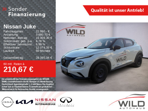Automodell: Juke in der Farbe weiß