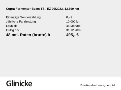 Cupra Formentor - Formentor VZ5 4D Matrix LM 20" Navi ACC Leder Beats