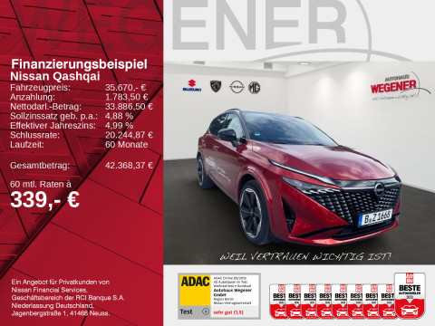 Ansicht 2 - Gebrauchtwagen Fahrzeug, Modell Qashqai der Marke Nissan von Verkäufer Autohaus Wegener Berlin GmbH - Filiale Köpenick