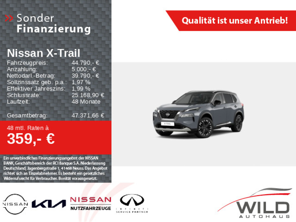 Ansicht 1 - Neuwagen Fahrzeug, Modell X-Trail der Marke Nissan von Verkäufer Autohaus Wild GmbH