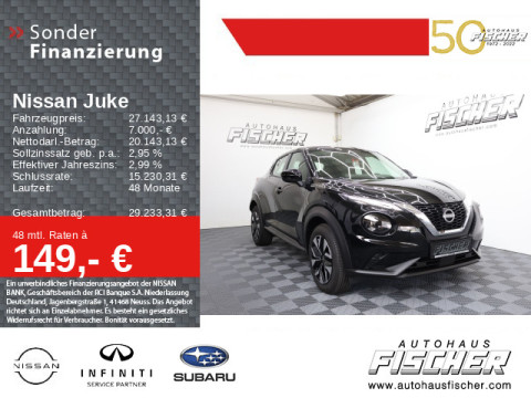 Ansicht 1 - Neuwagen Fahrzeug, Modell Juke der Marke Nissan von Verkäufer Autohaus Fischer GmbH