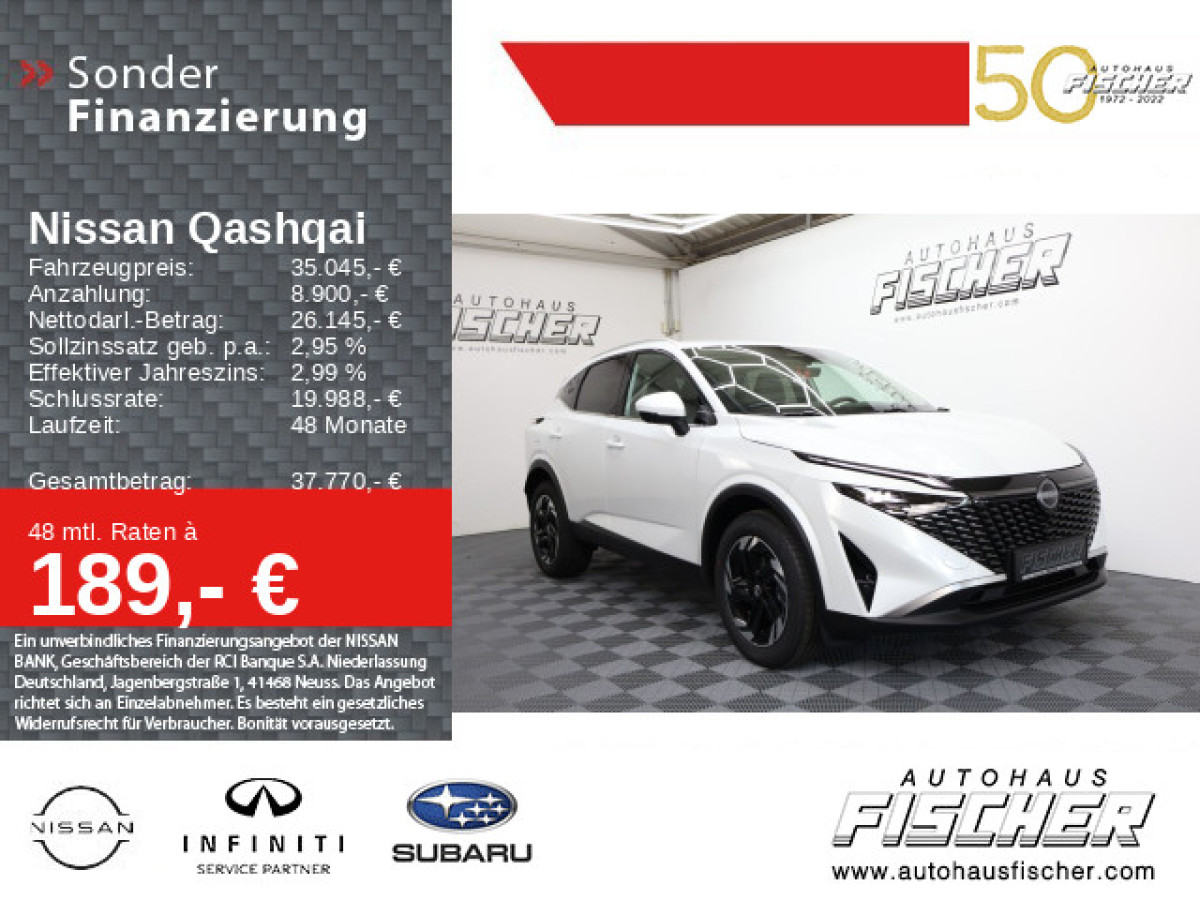 Ansicht 1 - Gebrauchtwagen Fahrzeug, Modell Qashqai der Marke Nissan von Verkäufer Autohaus Fischer GmbH