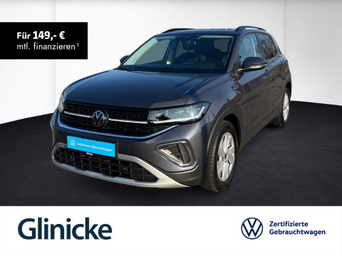 Volkswagen T-Cross - T-Cross Life 1.0 TSI AHK+Matrix+R&uuml;ckfahrk.+Navi+LM