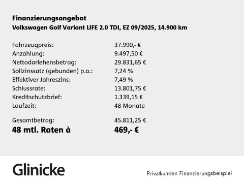 Volkswagen Golf Variant - Golf Variant Life 2,0 l TDI SCR 110 kW (150 PS)