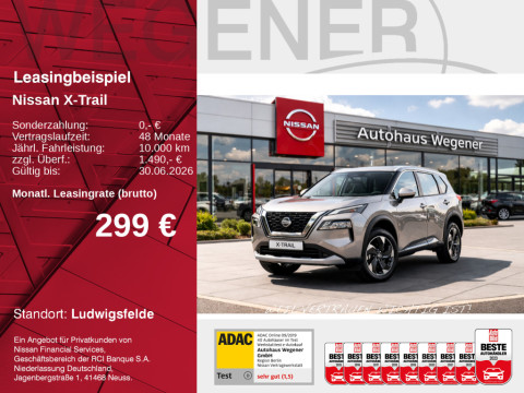 Automodell: X-Trail in der Farbe silber
