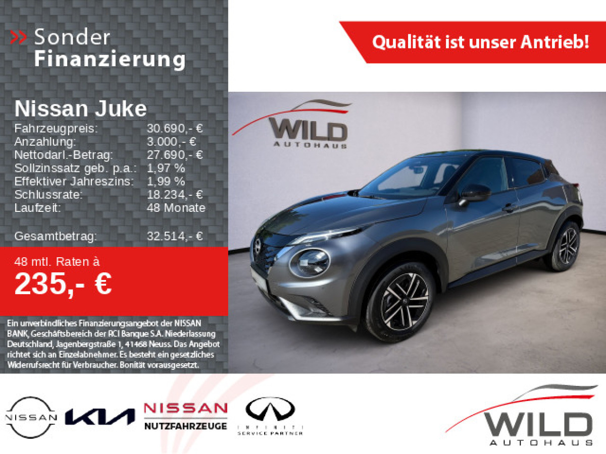 Ansicht 1 - Neuwagen Fahrzeug, Modell Juke der Marke Nissan von Verkäufer Autohaus Wild GmbH
