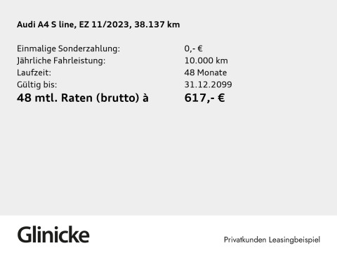 Audi A4 Avant - A4 Av. 45 TFSI qu. S line Matrix Pano Navi PDC
