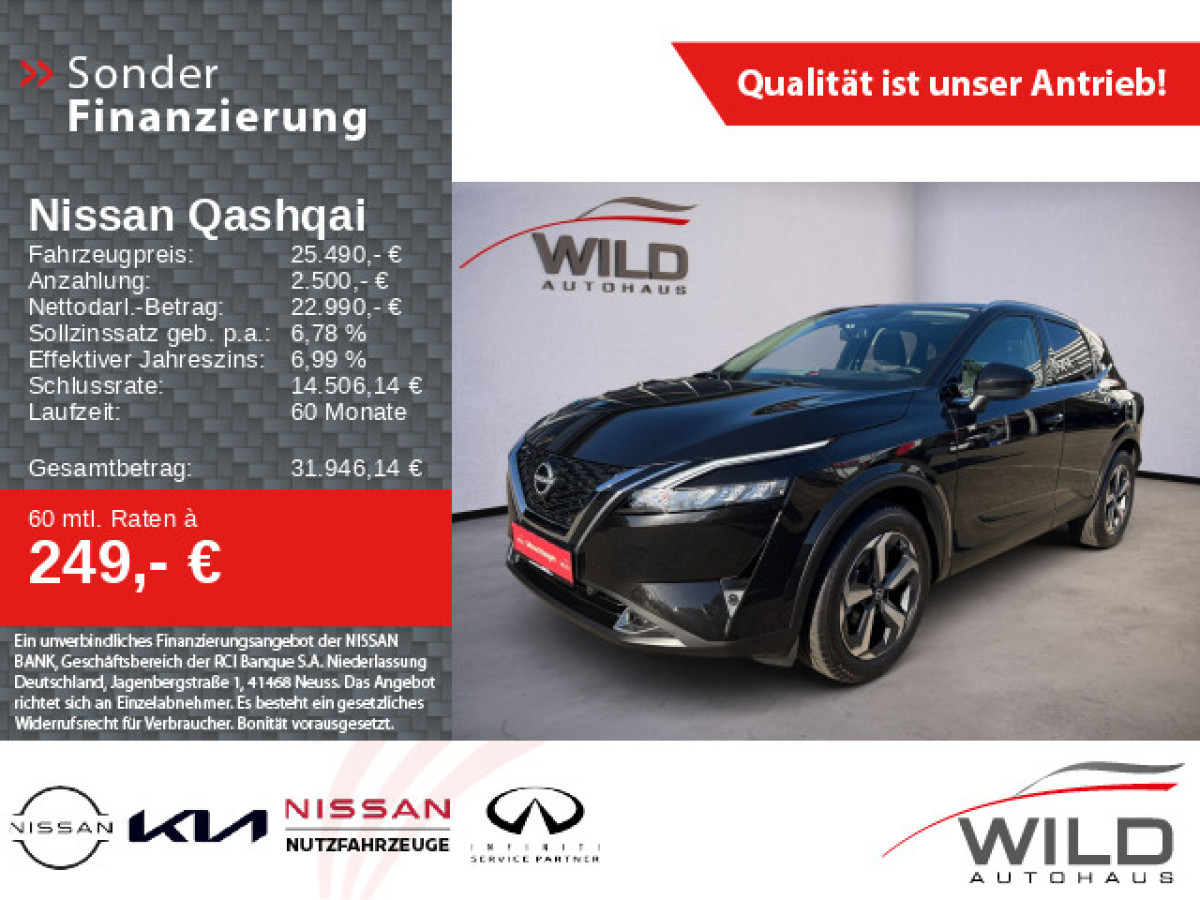 Ansicht 1 - Gebrauchtwagen Fahrzeug, Modell Qashqai der Marke Nissan von Verkäufer Autohaus Wild GmbH