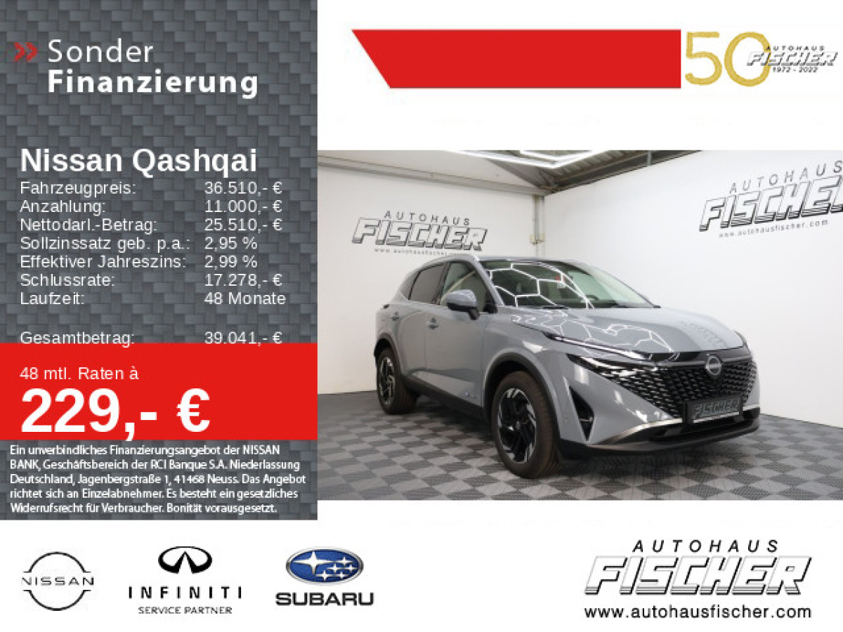 Ansicht 1 - Gebrauchtwagen Fahrzeug, Modell Qashqai der Marke Nissan von Verkäufer Autohaus Fischer GmbH