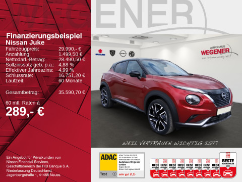 Ansicht 2 - Gebrauchtwagen Fahrzeug, Modell Juke der Marke Nissan von Verkäufer Auto-Center Wegener GmbH - Filiale Nauen