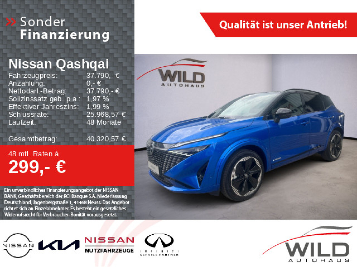 Ansicht 1 - Neuwagen Fahrzeug, Modell Qashqai der Marke Nissan von Verkäufer Autohaus Wild GmbH