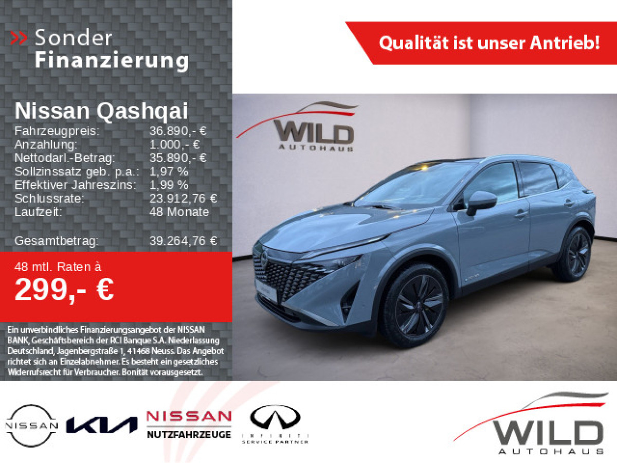 Ansicht 1 - Neuwagen Fahrzeug, Modell Qashqai der Marke Nissan von Verkäufer Autohaus Wild GmbH