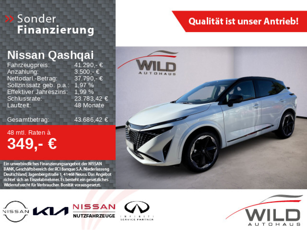Ansicht 1 - Neuwagen Fahrzeug, Modell Qashqai der Marke Nissan von Verkäufer Autohaus Wild GmbH