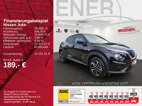 Ansicht 2 - Gebrauchtwagen Fahrzeug, Modell Juke der Marke Nissan von Verkäufer Autohaus Wegener GmbH - Filiale Ludwigsfelde