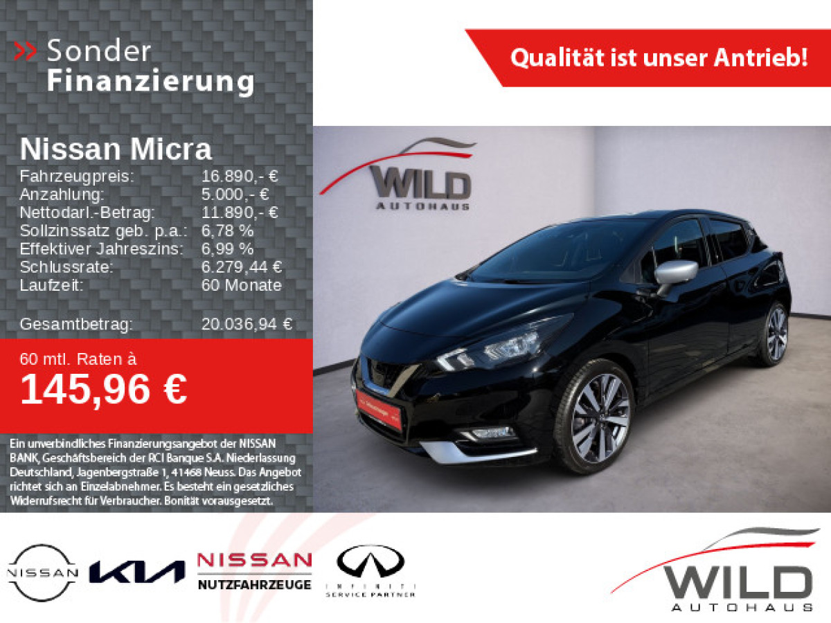 Ansicht 1 - Gebrauchtwagen Fahrzeug, Modell Micra der Marke Nissan von Verkäufer Autohaus Wild GmbH
