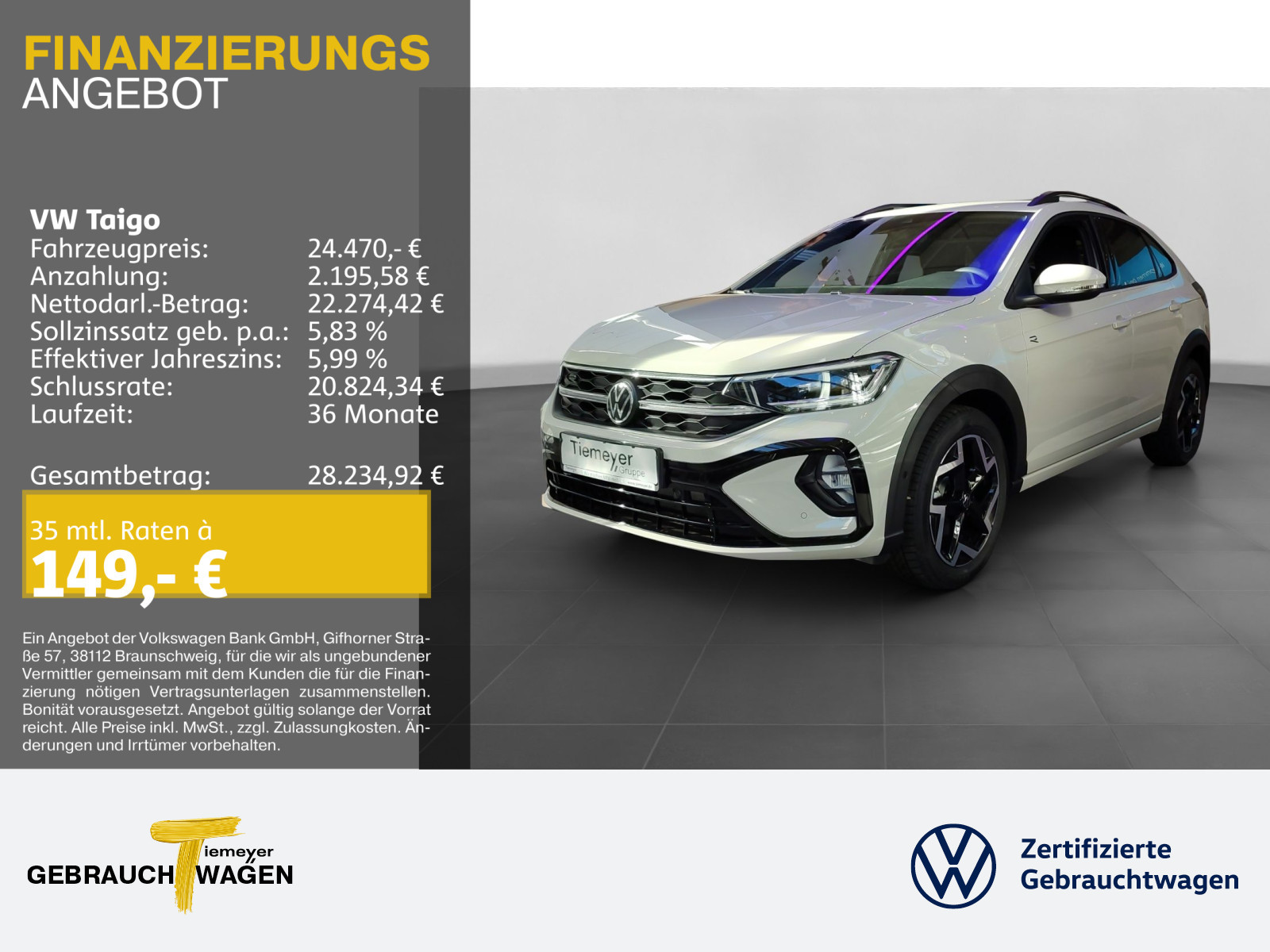 Volkswagen Taigo 1.0 TSI