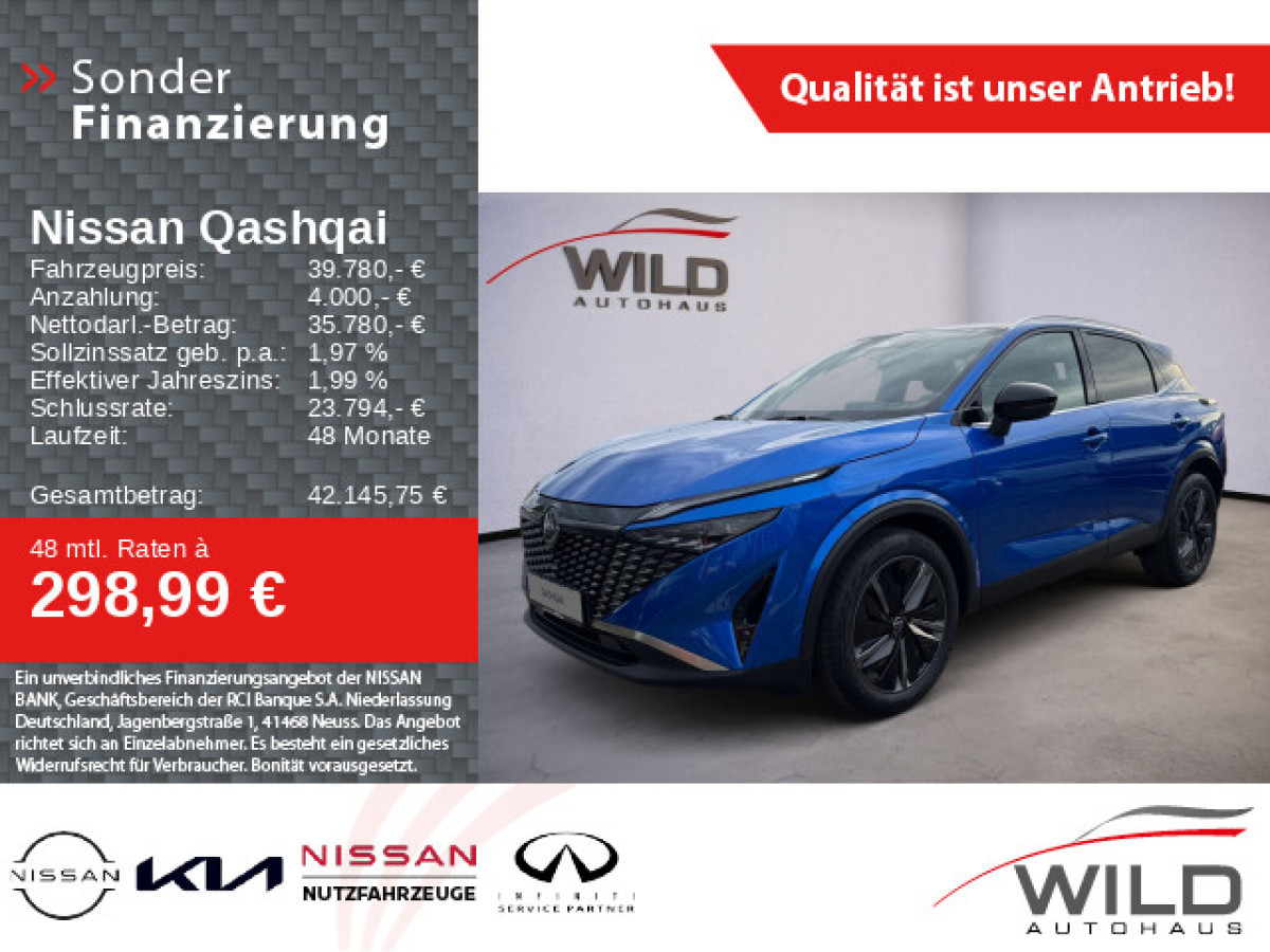 Ansicht 1 - Neuwagen Fahrzeug, Modell Qashqai der Marke Nissan von Verkäufer Autohaus Wild GmbH