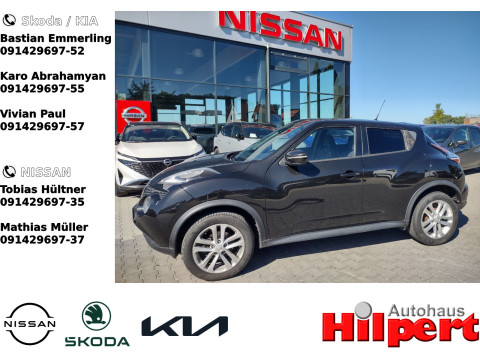 Ansicht 1 - Gebrauchtwagen Fahrzeug, Modell Juke der Marke Nissan von Verkäufer Autohaus Karl Hilpert GmbH