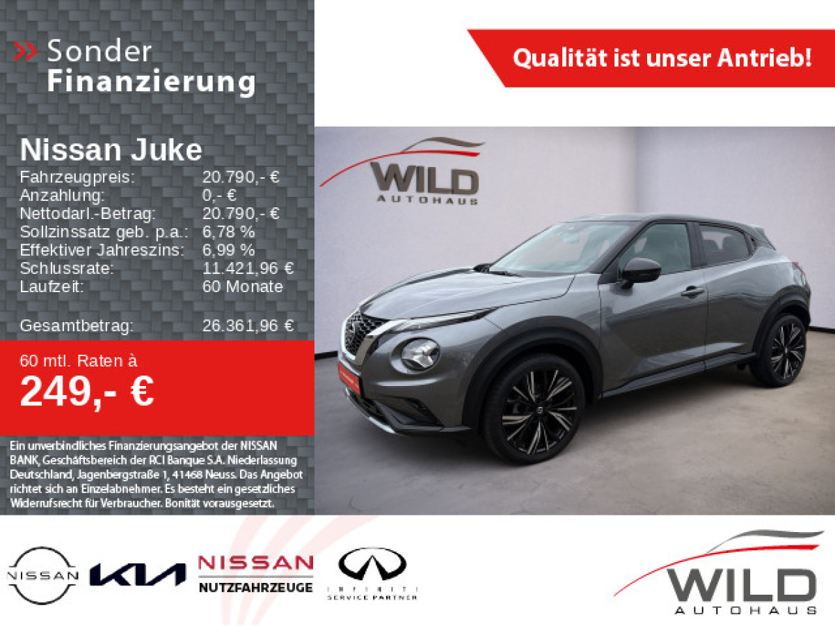 Ansicht 1 - Gebrauchtwagen Fahrzeug, Modell Juke der Marke Nissan von Verkäufer Autohaus Wild GmbH