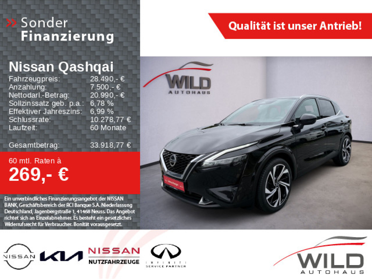 Ansicht 1 - Gebrauchtwagen Fahrzeug, Modell Qashqai der Marke Nissan von Verkäufer Autohaus Wild GmbH