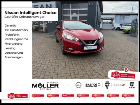 Automodell: Micra in der Farbe rot