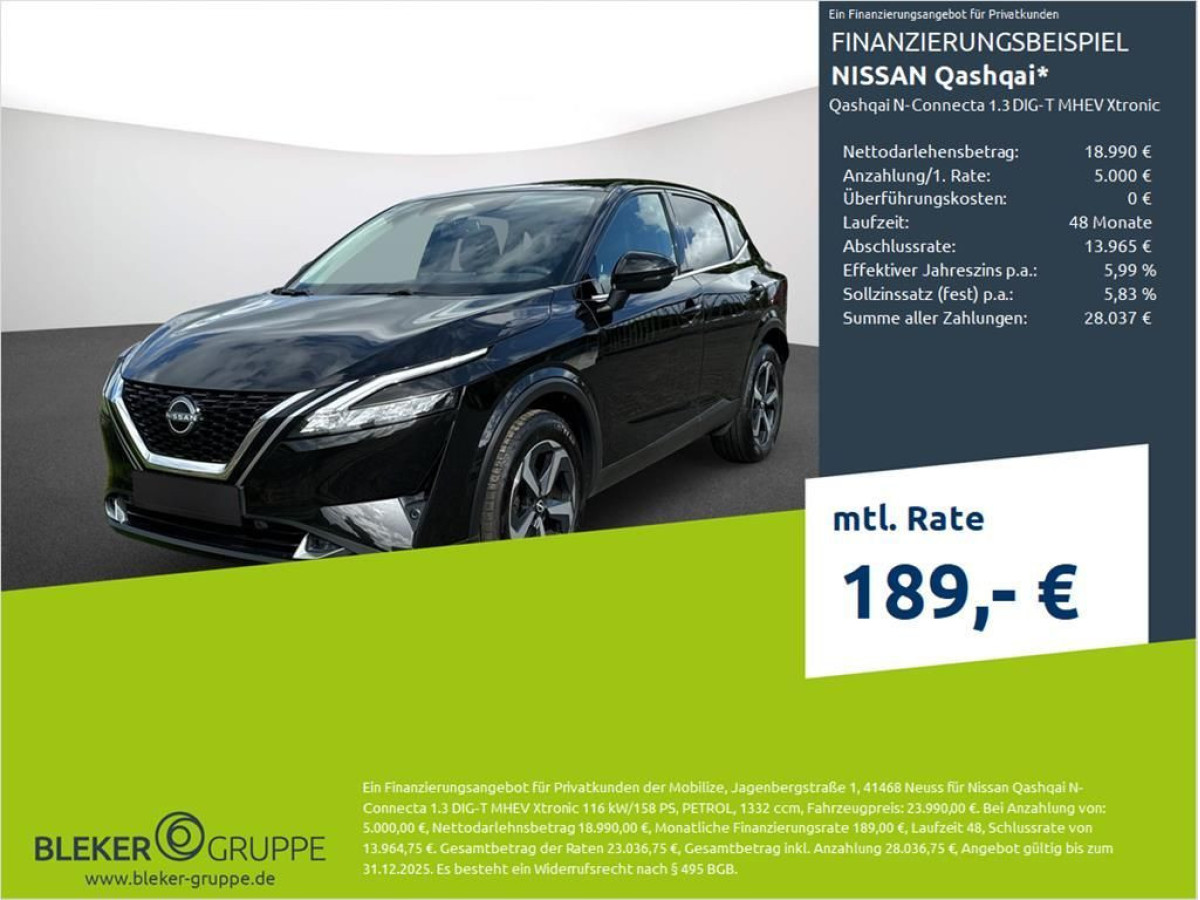 Ansicht 1 - Gebrauchtwagen Fahrzeug, Modell Qashqai der Marke Nissan von Verkäufer Autohaus Bleker GmbH