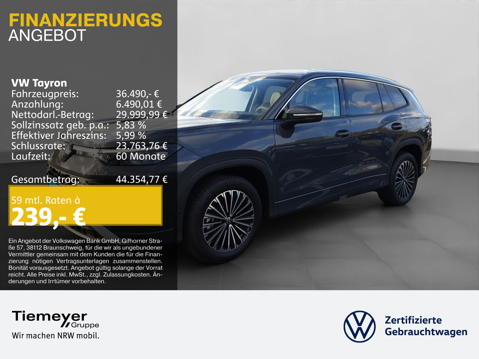 Volkswagen Tayron 1.5 TSI