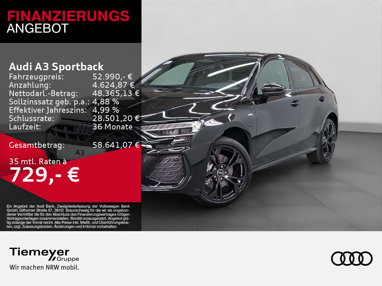 Audi A3 Sportback TFSIe