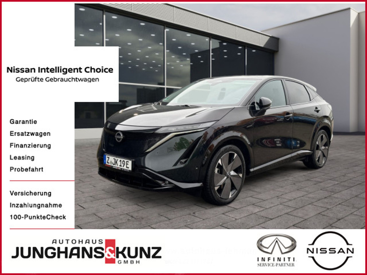 Ansicht 1 - Gebrauchtwagen Fahrzeug, Modell Ariya der Marke Nissan von Verkäufer Autohaus Junghans & Kunz GmbH