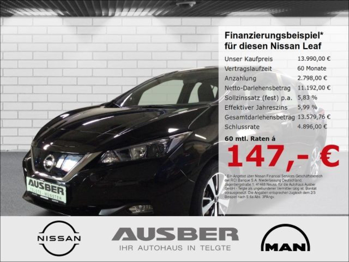 Ansicht 1 - Gebrauchtwagen Fahrzeug, Modell Leaf der Marke Nissan von Verkäufer Autohaus Ausber GmbH