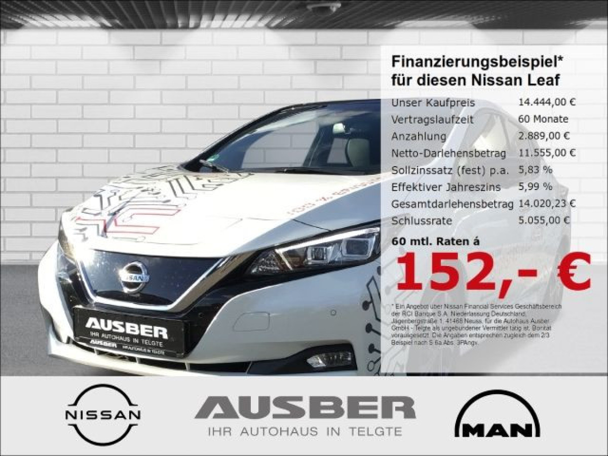 Ansicht 1 - Gebrauchtwagen Fahrzeug, Modell Leaf der Marke Nissan von Verkäufer Autohaus Ausber GmbH