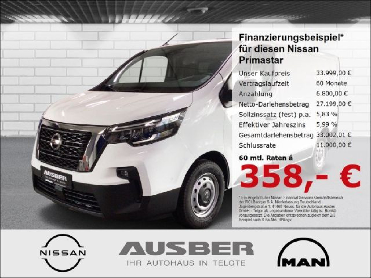 Ansicht 1 - Gebrauchtwagen Fahrzeug, Modell Primastar der Marke Nissan von Verkäufer Autohaus Ausber GmbH