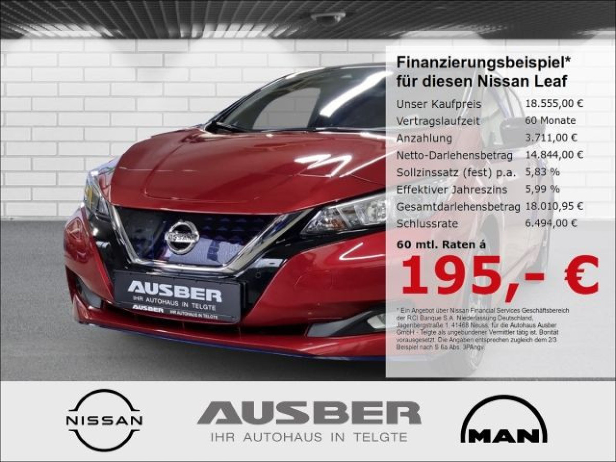 Ansicht 1 - Gebrauchtwagen Fahrzeug, Modell Leaf der Marke Nissan von Verkäufer Autohaus Ausber GmbH