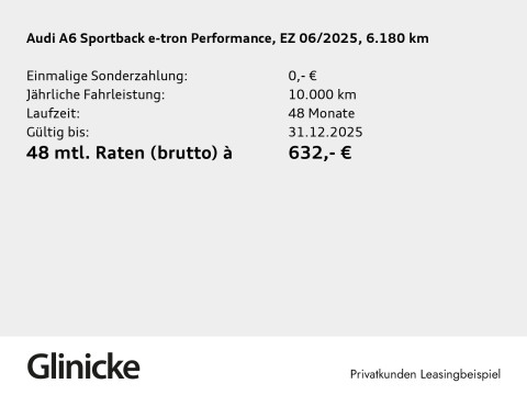 Audi A6 Sportback e-tron - A6 Sportback e-tron performance AHK LED LM 21" ACC