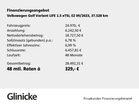 Volkswagen Golf Variant - Golf Variant VIII Life 1.5 eTSI DSG,NAVI,KLIMA,AHK