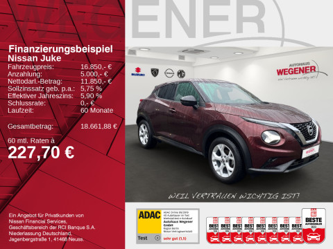 Ansicht 2 - Gebrauchtwagen Fahrzeug, Modell Juke der Marke Nissan von Verkäufer Autohaus Wegener GmbH - Filiale Ludwigsfelde