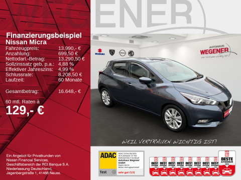 Ansicht 2 - Gebrauchtwagen Fahrzeug, Modell Micra der Marke Nissan von Verkäufer Autohaus Wegener Berlin GmbH - Filiale Wittenau