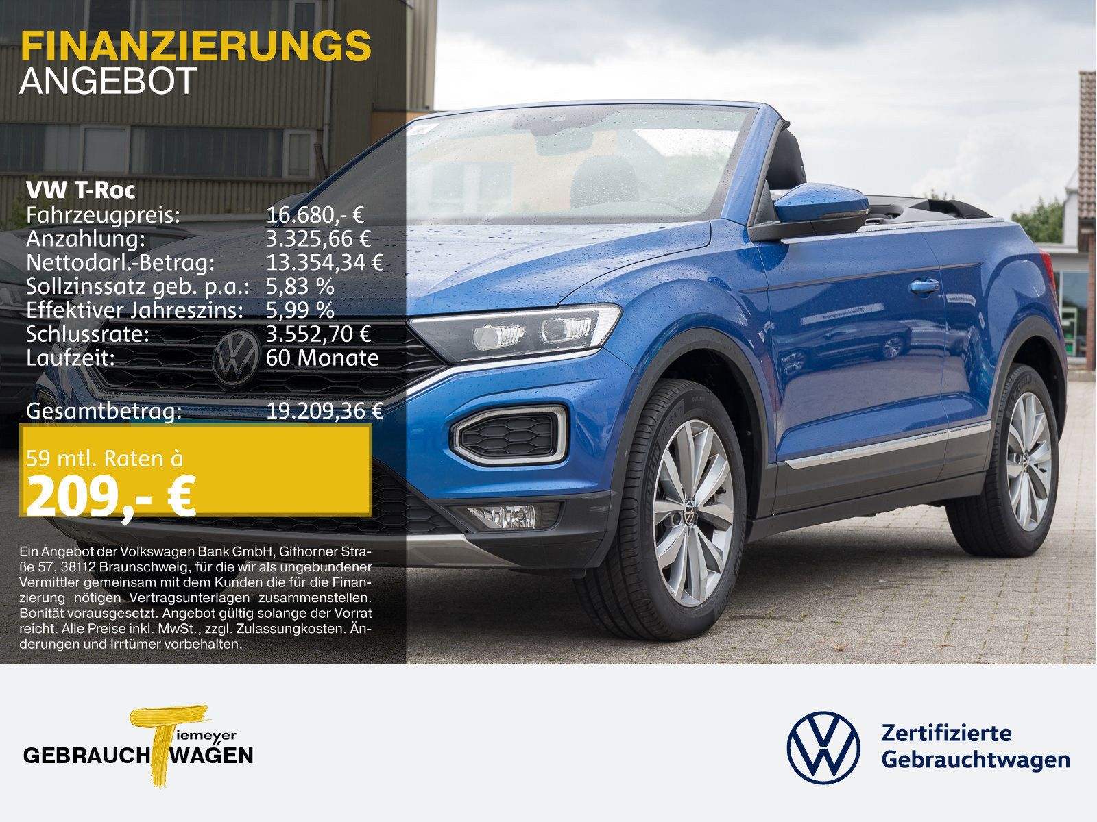 Volkswagen T-Roc Cabrio 1.5