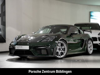 Fahrzeugbild eines Porsche Cayman in grün.