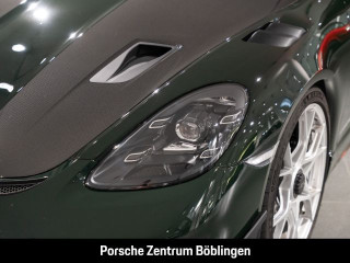Fahrzeugbild eines Porsche Cayman in grün.