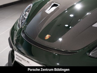 Fahrzeugbild eines Porsche Cayman in grün.