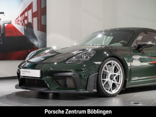 Fahrzeugbild eines Porsche Cayman in grün.