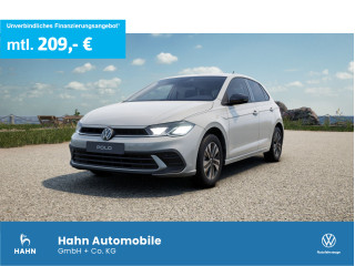 Fahrzeugbild eines Volkswagen Polo in grau.