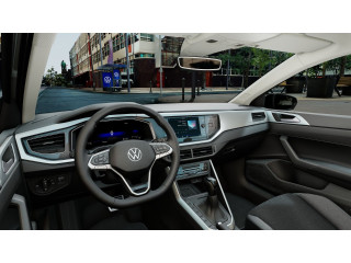 Fahrzeugbild eines Volkswagen Polo in grau.