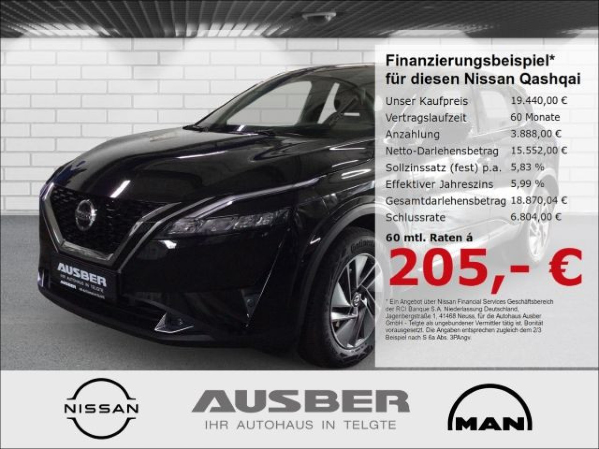 Ansicht 1 - Gebrauchtwagen Fahrzeug, Modell Qashqai der Marke Nissan von Verkäufer Autohaus Ausber GmbH
